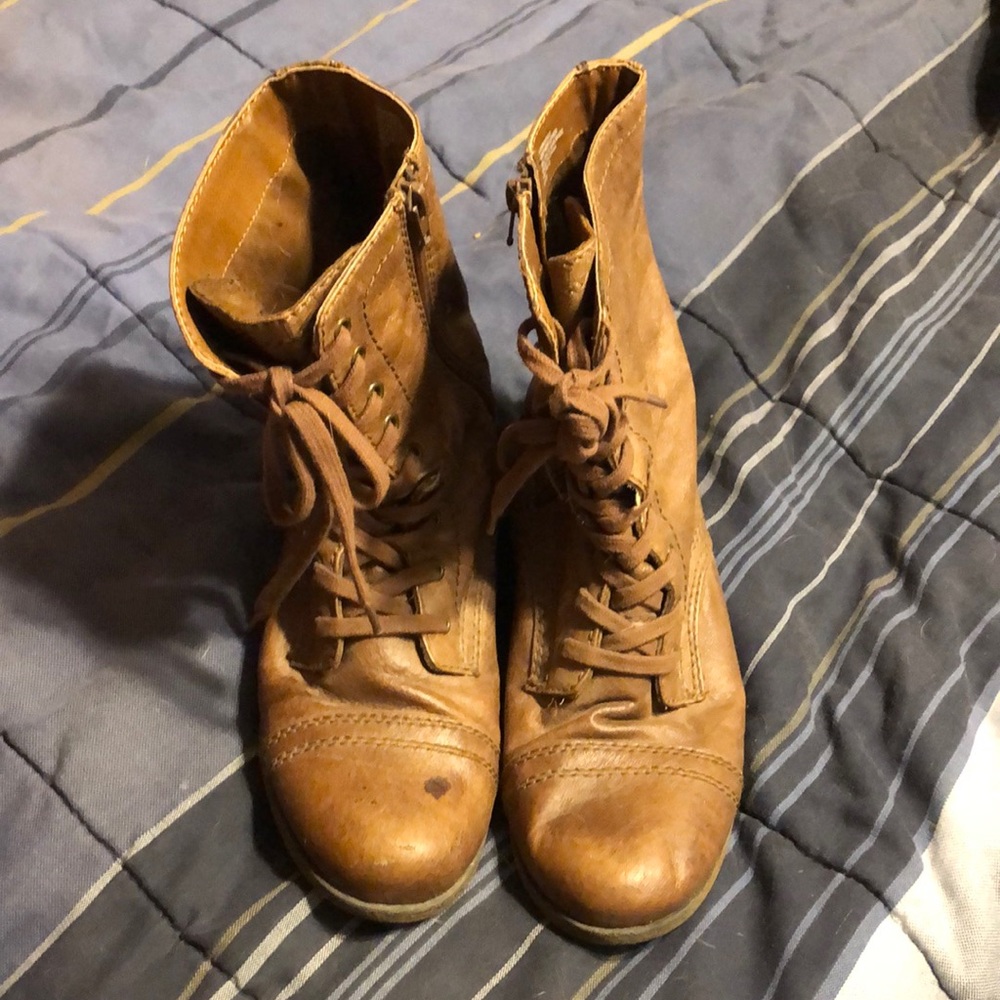 Nine West combat boots